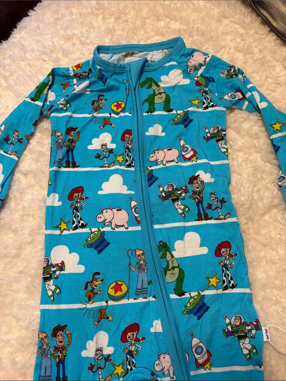 Little Sleepies Disney Toy Story zippy New With Tags 12-18M